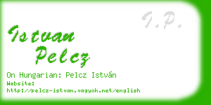 istvan pelcz business card